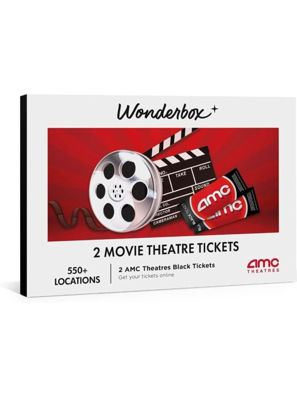 AMC Movie Night Gift for 2 - Perfect Date Night with 2 Movie Tickets